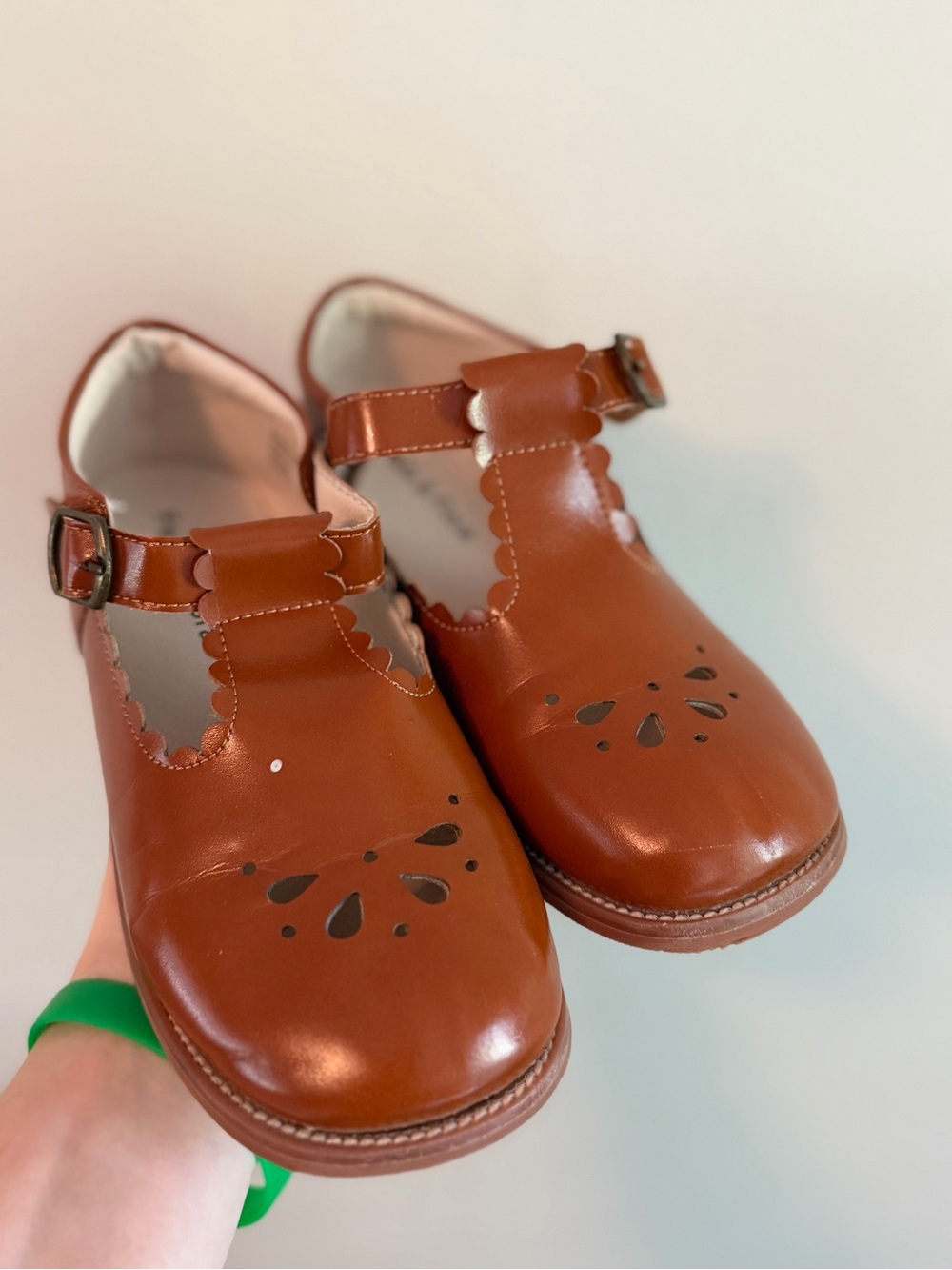 Felix & Flora Classic Brown Mary Jane Shoes with Buckle - Picture 2 of 5